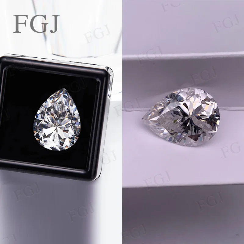 100% Real Moissanite Stone Pear Cut 0.35-6ct D Color VVS1 Factory Wholesale Loose Gemstones Fine Jewelry Making DIY Design Rings
100% Real Moissanite Stone Pear Cut 0.35-6ct D Color VVS1 Factory Wholesale Loose Gemstones Fine Jewelry Making DIY Design Rings