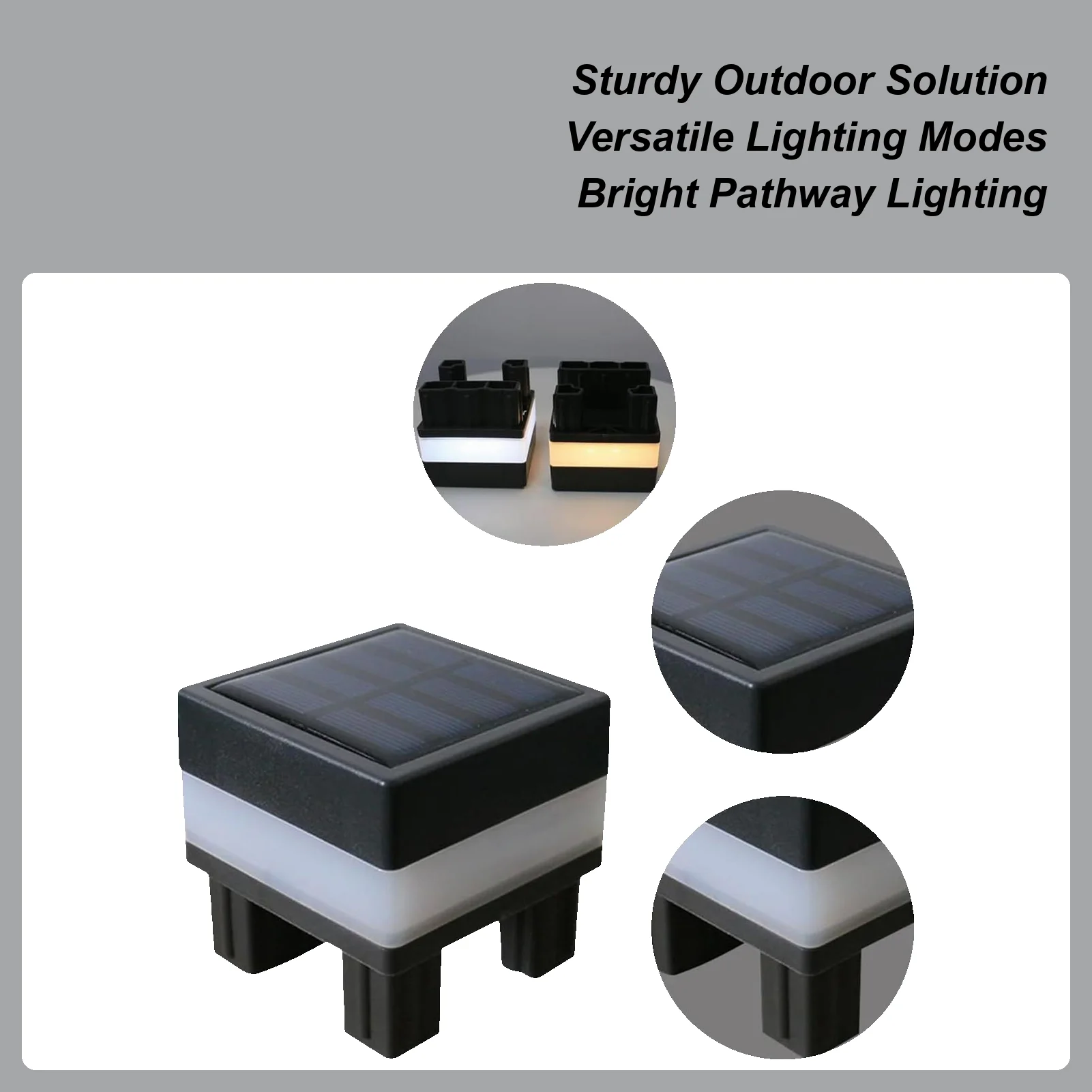 Outdoor Post Light For Yard Square Lantern Waterproof Fence Light Post Cover Solar Charging For Pathway Driveway Pathway
Outdoor Post Light For Yard Square Lantern Waterproof Fence Light Post Cover Solar Charging For Pathway Driveway Pathway