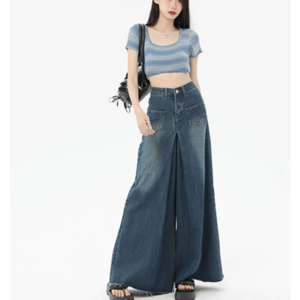 Женские джинсы Джинсы с высокой талией Корейские цельные весенние широкие брюки Женские брюки Jean Hosen Damen Pour Femme y2k
Женские джинсы Джинсы с высокой талией Корейские цельные весенние широкие брюки Женские брюки Jean Hosen Damen Pour Femme y2k