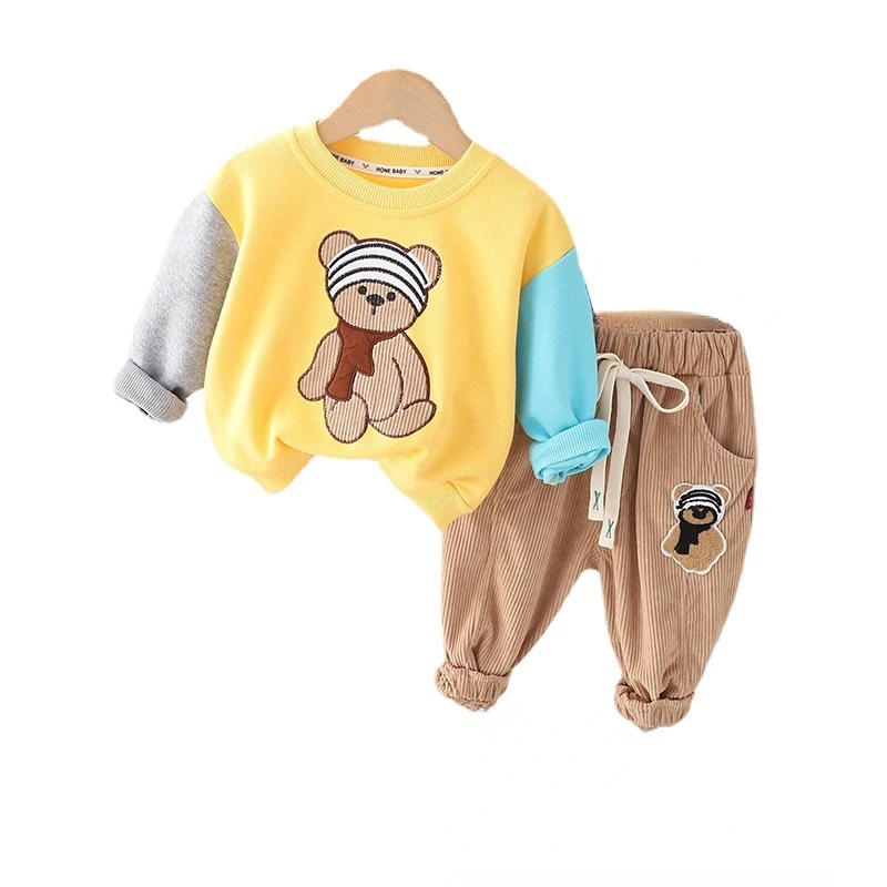 New Spring Autumn Children Outfits Baby Girls Clothes Boys Cartoon T-Shirt Pants 2Pcs/Set Toddler Casual Costume Kids Tracksuits
New Spring Autumn Children Outfits Baby Girls Clothes Boys Cartoon T-Shirt Pants 2Pcs/Set Toddler Casual Costume Kids Tracksuits