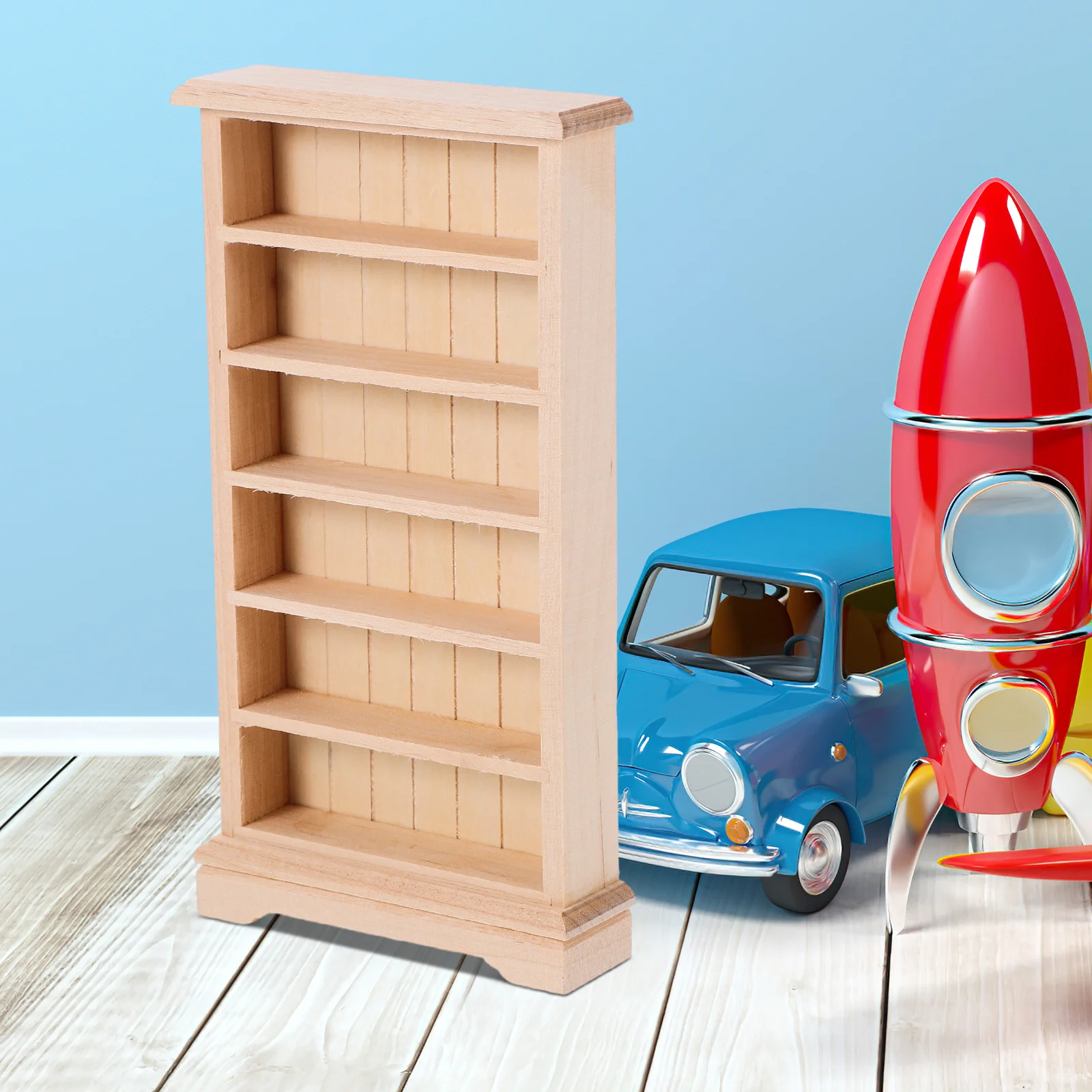 Wooden Mini Bookshelf Miniature Cabinet for Crafts Realistic Design Portable Small House Decoration Display Piece
Wooden Mini Bookshelf Miniature Cabinet for Crafts Realistic Design Portable Small House Decoration Display Piece