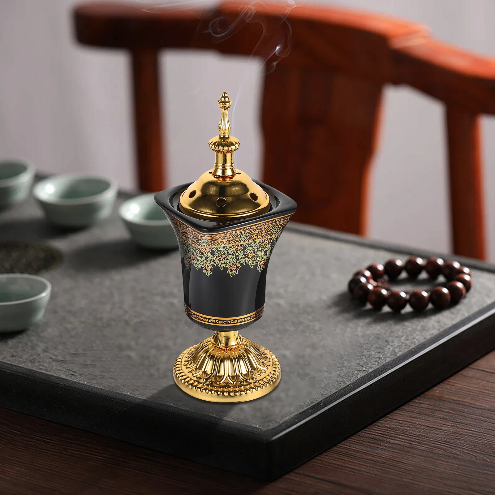 Ceramic Incense Burner Electric Aroma Plug Censer Decorations Vintage Holder Bedroom Living Room Kitchen Sauna Yoga Relaxing
Ceramic Incense Burner Electric Aroma Plug Censer Decorations Vintage Holder Bedroom Living Room Kitchen Sauna Yoga Relaxing