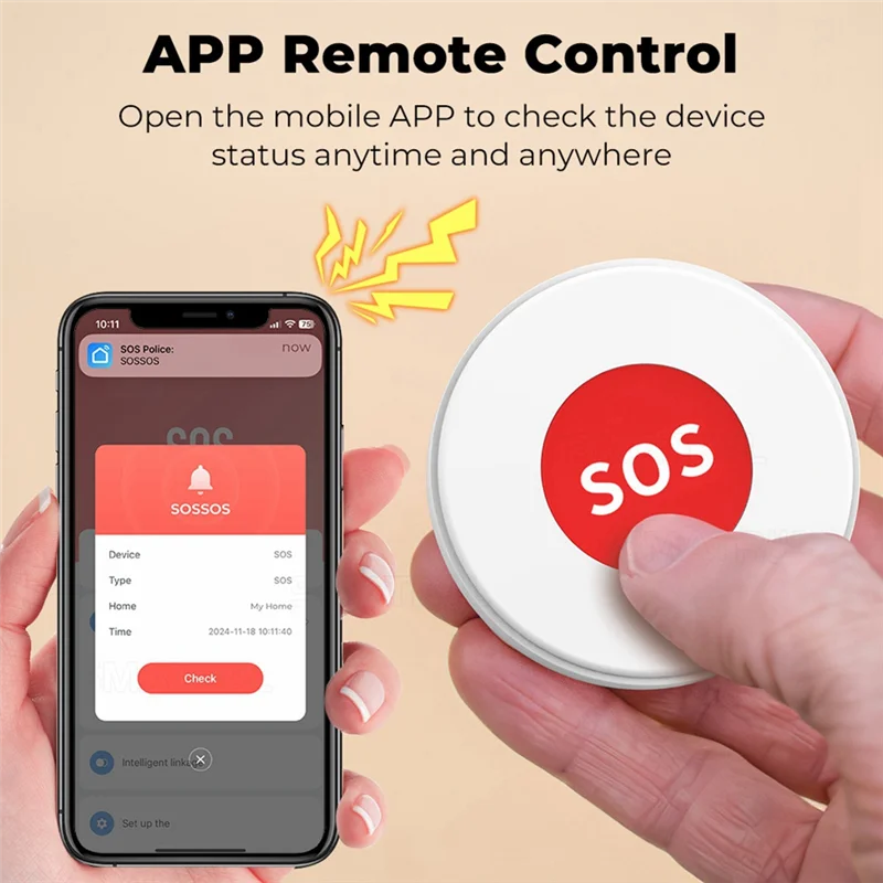 Reliablemini Tuya WIFI кнопка SOS для пожилых людей водонепроницаемый аварийный датчик паники оповещение к мобильному системе домашней автоматизации
Reliablemini Tuya WIFI кнопка SOS для пожилых людей водонепроницаемый аварийный датчик паники оповещение к мобильному системе домашней автоматизации