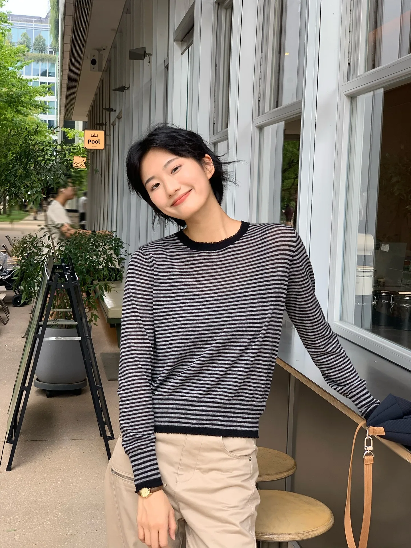 Zhou Xiaoya Casual Sle Woolen Knitted Sweater Women's Long Sve round Ne Inner Wear Spring 2026 Striped Skin-friendly
Zhou Xiaoya Casual Sle Woolen Knitted Sweater Women's Long Sve round Ne Inner Wear Spring 2026 Striped Skin-friendly