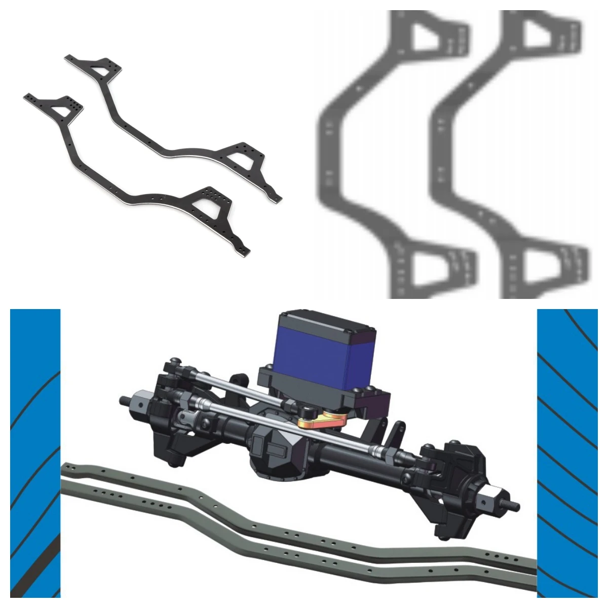 RGT Accessories R86792 Chassis Rails for EX86020 1/10 scale RTR crawler - Intrude Model Ca
RGT Accessories R86792 Chassis Rails for EX86020 1/10 scale RTR crawler - Intrude Model Ca