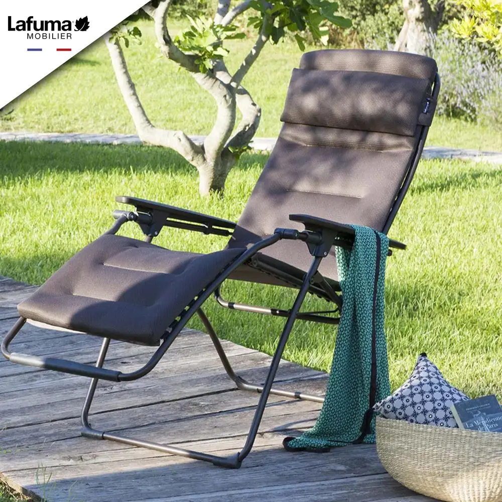 LFM31237057 Futura Batyline XL Air Comfort Zero Gravity Chair, Portable Outdoor Recliner Chair with Resistance Lever, Taupe
LFM31237057 Futura Batyline XL Air Comfort Zero Gravity Chair, Portable Outdoor Recliner Chair with Resistance Lever, Taupe
