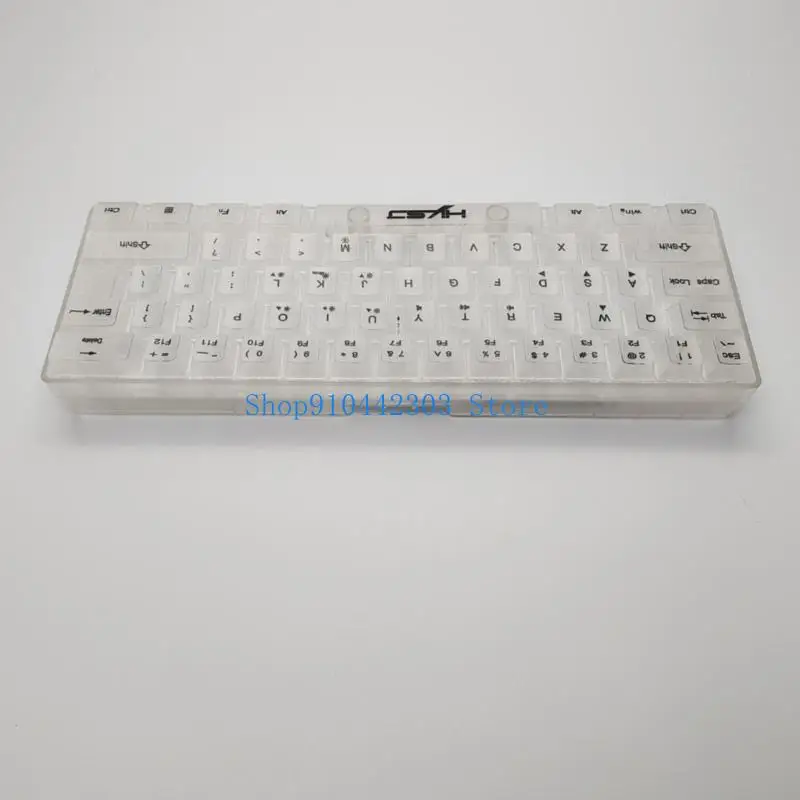 652F 60% Compact 61 Keyboard Transparent Shell True RGB Backlight USB Game Keyboard Ergonomic Keyboard for PC Gamer
652F 60% Compact 61 Keyboard Transparent Shell True RGB Backlight USB Game Keyboard Ergonomic Keyboard for PC Gamer