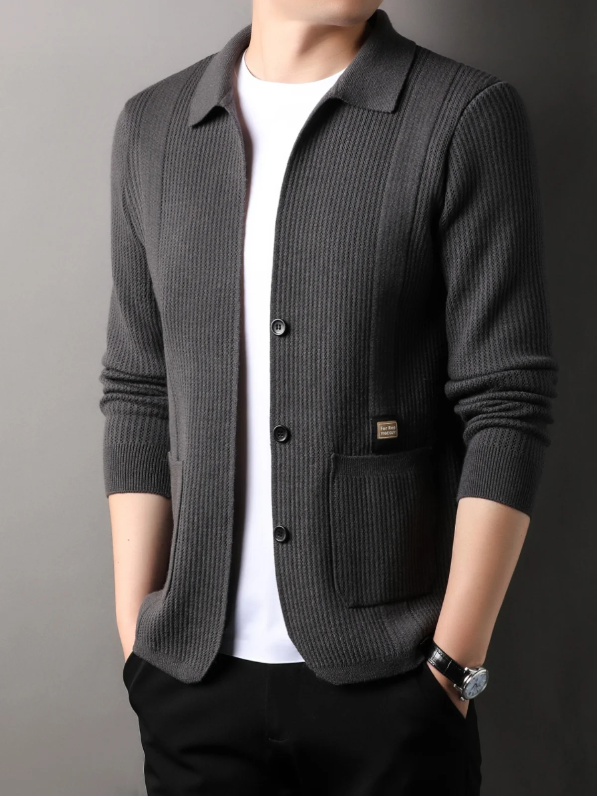 Men's Knitted Cardigan Casual Color Simple Sle Long Sve Polyester Fiber Comfortable Fit Daily Wear Autumn 2025
Men's Knitted Cardigan Casual Color Simple Sle Long Sve Polyester Fiber Comfortable Fit Daily Wear Autumn 2025
