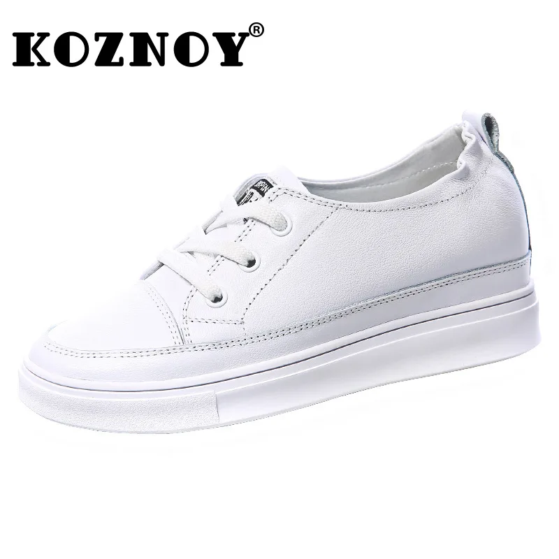 Koznoy 5 см дизайнерские лоферы из натуральной кожи на платформе, вулканизированные сандалии на танкетке, весна-осень, модная летняя женская обувь на плоской подошве
Koznoy 5 см дизайнерские лоферы из натуральной кожи на платформе, вулканизированные сандалии на танкетке, весна-осень, модная летняя женская обувь на плоской подошве