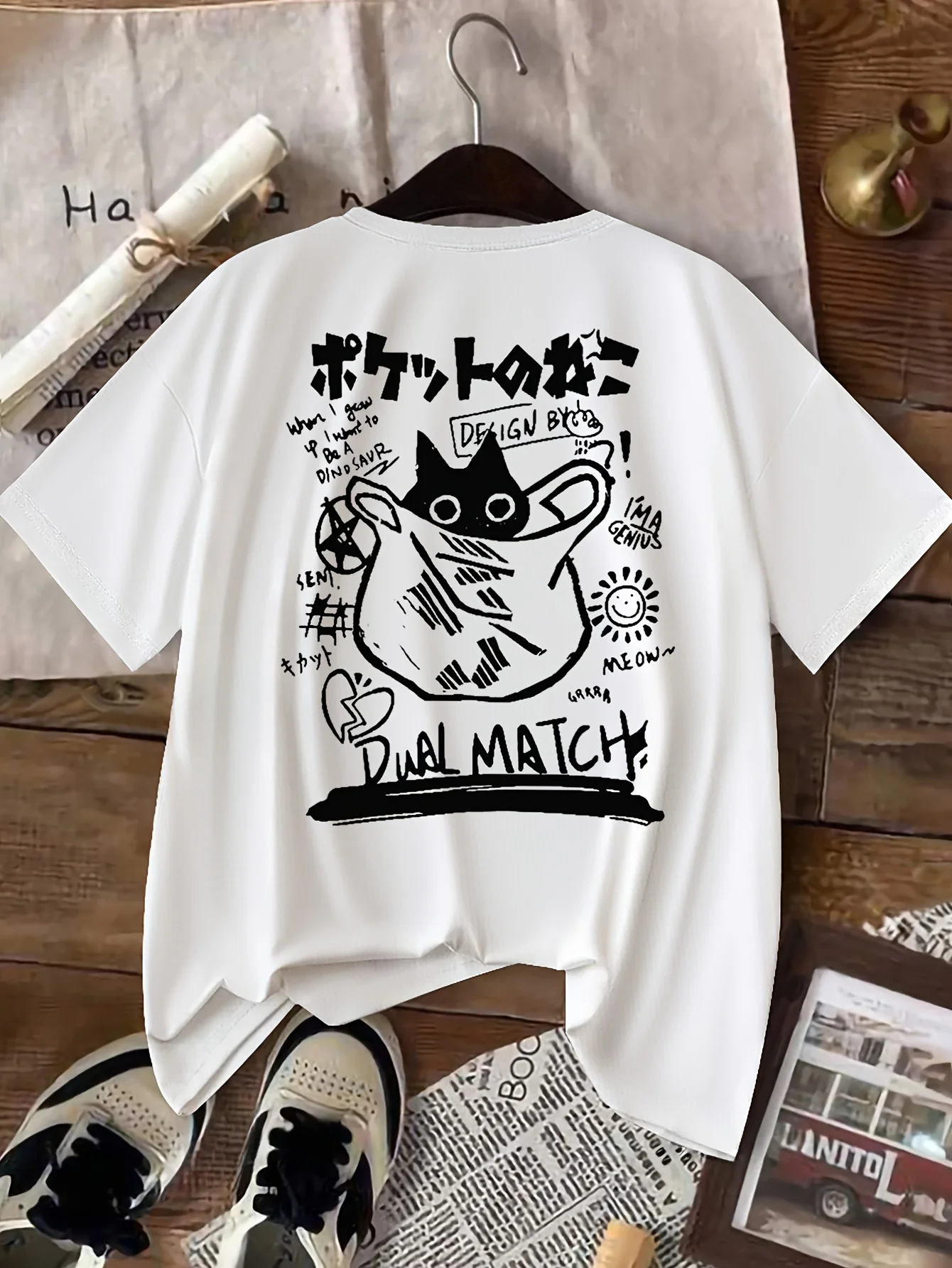 High-quality Men's Summer New Heavyweight Pure Cotton T-shirt Short Sleeve Niche Design Printed Trendy Brand
High-quality Men's Summer New Heavyweight Pure Cotton T-shirt Short Sleeve Niche Design Printed Trendy Brand
