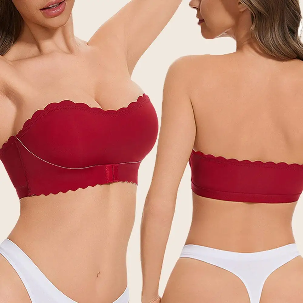 Women No Padded Bra Ingerie S-Xl Plus Size Invisible Strapless Bra For Lady Non Slip Strapless Tube Top Bra Ultra Thin Underwear
Women No Padded Bra Ingerie S-Xl Plus Size Invisible Strapless Bra For Lady Non Slip Strapless Tube Top Bra Ultra Thin Underwear