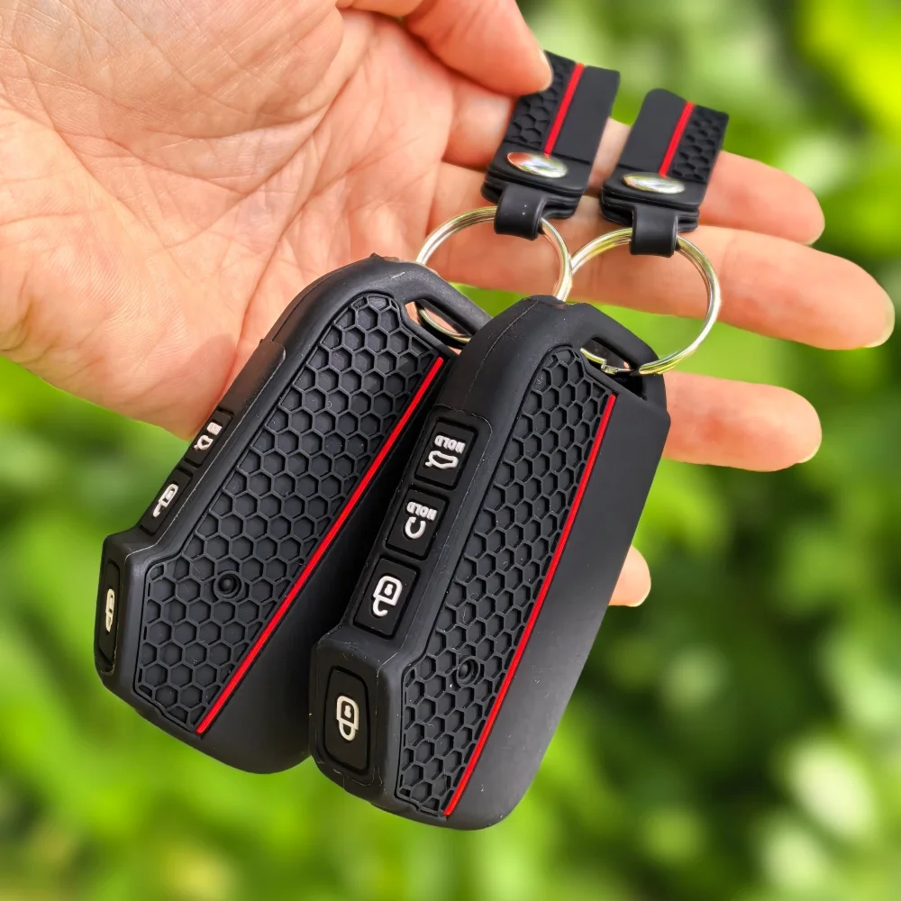Silicone Car Key Case Cover Keyhchain for Kia EV9 Picanto Sorento MQ4 Carnival KA4 Morning K5 Carens 2024 Shell Fob Accessories
Silicone Car Key Case Cover Keyhchain for Kia EV9 Picanto Sorento MQ4 Carnival KA4 Morning K5 Carens 2024 Shell Fob Accessories