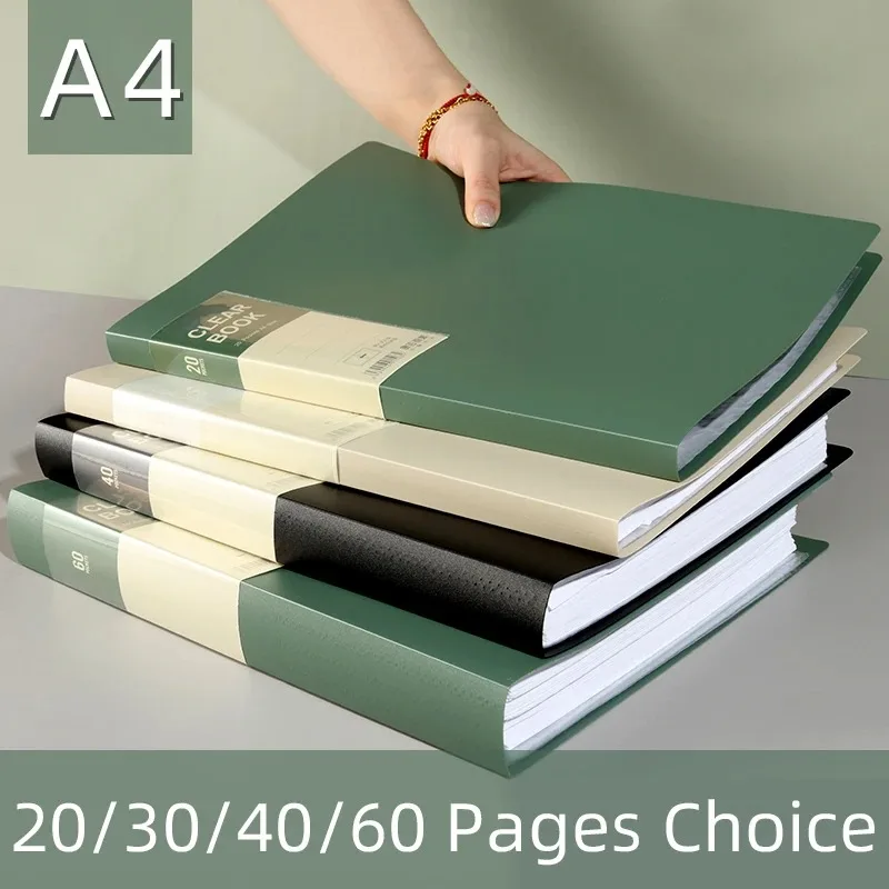 20/30/60 Pages A4 Side Transparent Thickening Folder High Quality Multi-layer File Cover Office School Supplies
20/30/60 Pages A4 Side Transparent Thickening Folder High Quality Multi-layer File Cover Office School Supplies