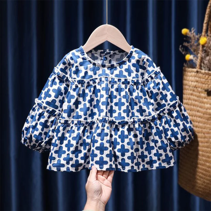 Korean Spring Autumn Girls Clothing Contrast Color Pullover Tops Fashion Round Neck Letter Printed Puff Long Sleeve T-Shirt Kids
Korean Spring Autumn Girls Clothing Contrast Color Pullover Tops Fashion Round Neck Letter Printed Puff Long Sleeve T-Shirt Kids