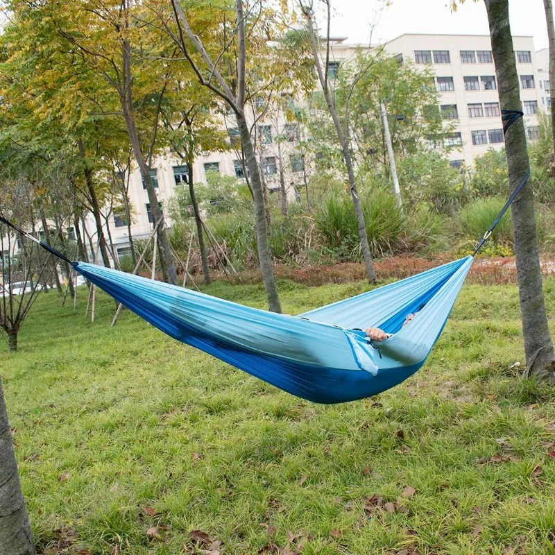 1pcs Outdoor Camping Hammock with Quick Open Mosquito Net Anti Rollover Nylon Fabric for Indoor Leisure Swing
1pcs Outdoor Camping Hammock with Quick Open Mosquito Net Anti Rollover Nylon Fabric for Indoor Leisure Swing