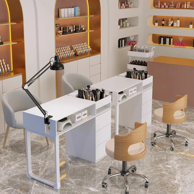Nailtech Modern Manicure Table White Professional Commercial Nails Table Designer Station Nageltisch Salon Furniture CY50NT
Nailtech Modern Manicure Table White Professional Commercial Nails Table Designer Station Nageltisch Salon Furniture CY50NT