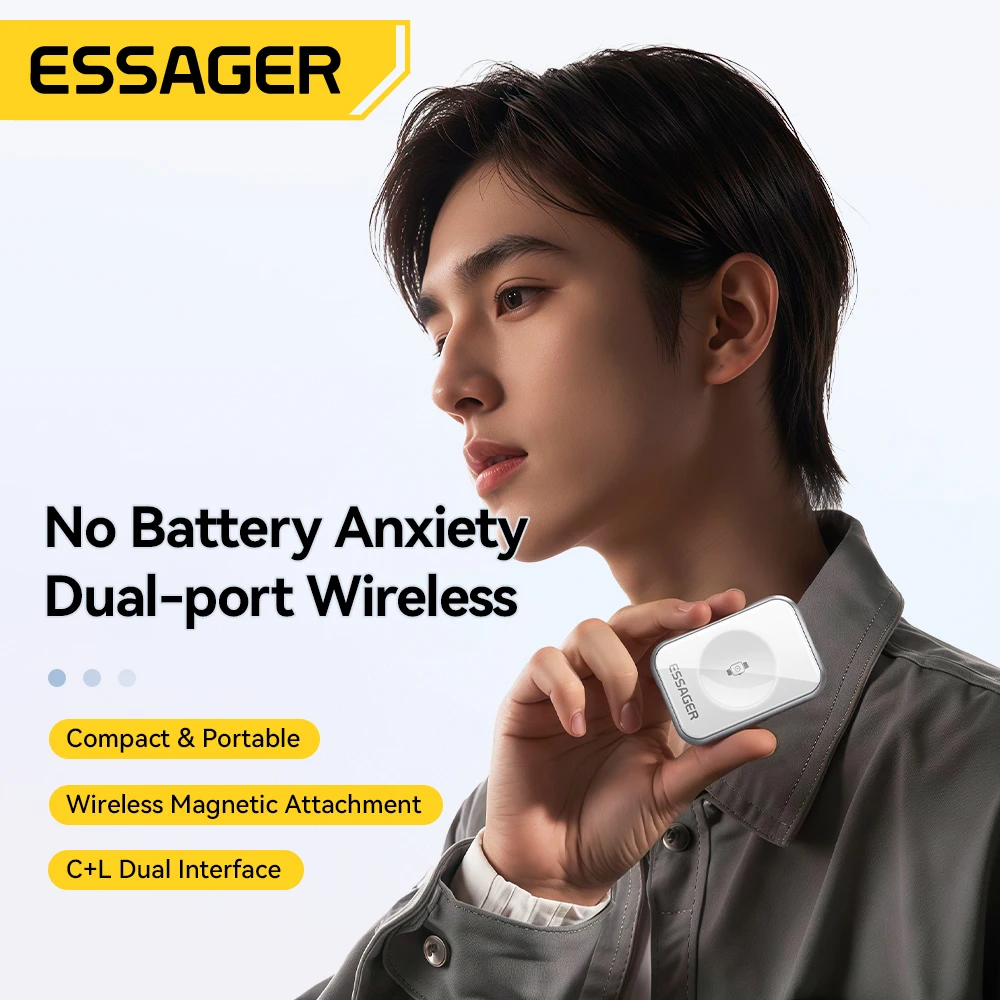 Портативное беспроводное зарядное устройство Essager для Apple Watch 2-9 SE, магнитное зарядное устройство Type-C/Lighting для зарядной станции серии IWatch SE
Портативное беспроводное зарядное устройство Essager для Apple Watch 2-9 SE, магнитное зарядное устройство Type-C/Lighting для зарядной станции серии IWatch SE