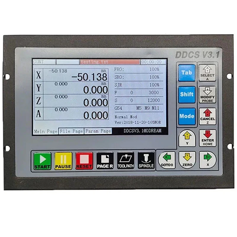 Newly Upgraded CNC Offline Standalone Controller for Stepper/Servo Motors 3-Axis and 4-Axis Engraving Machine Controller DDCSV3.
Newly Upgraded CNC Offline Standalone Controller for Stepper/Servo Motors 3-Axis and 4-Axis Engraving Machine Controller DDCSV3.