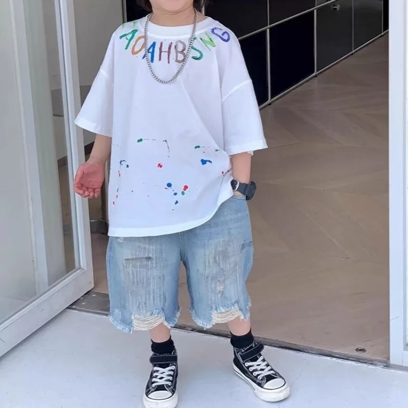 Супермягкие джинсовые шорты с эффектом потертости для мальчиков 2-14 лет, 100% хлопок, легкие летние шорты для подростков, унисекс, детские брюки
Супермягкие джинсовые шорты с эффектом потертости для мальчиков 2-14 лет, 100% хлопок, легкие летние шорты для подростков, унисекс, детские брюки