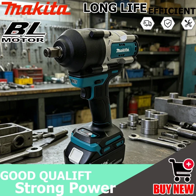 Makita 1500Nm Electric Wrench, Premium Aluminum Body Multifunctional Lithium Power Tool for Home Decoration & DIY Projects
Makita 1500Nm Electric Wrench, Premium Aluminum Body Multifunctional Lithium Power Tool for Home Decoration & DIY Projects