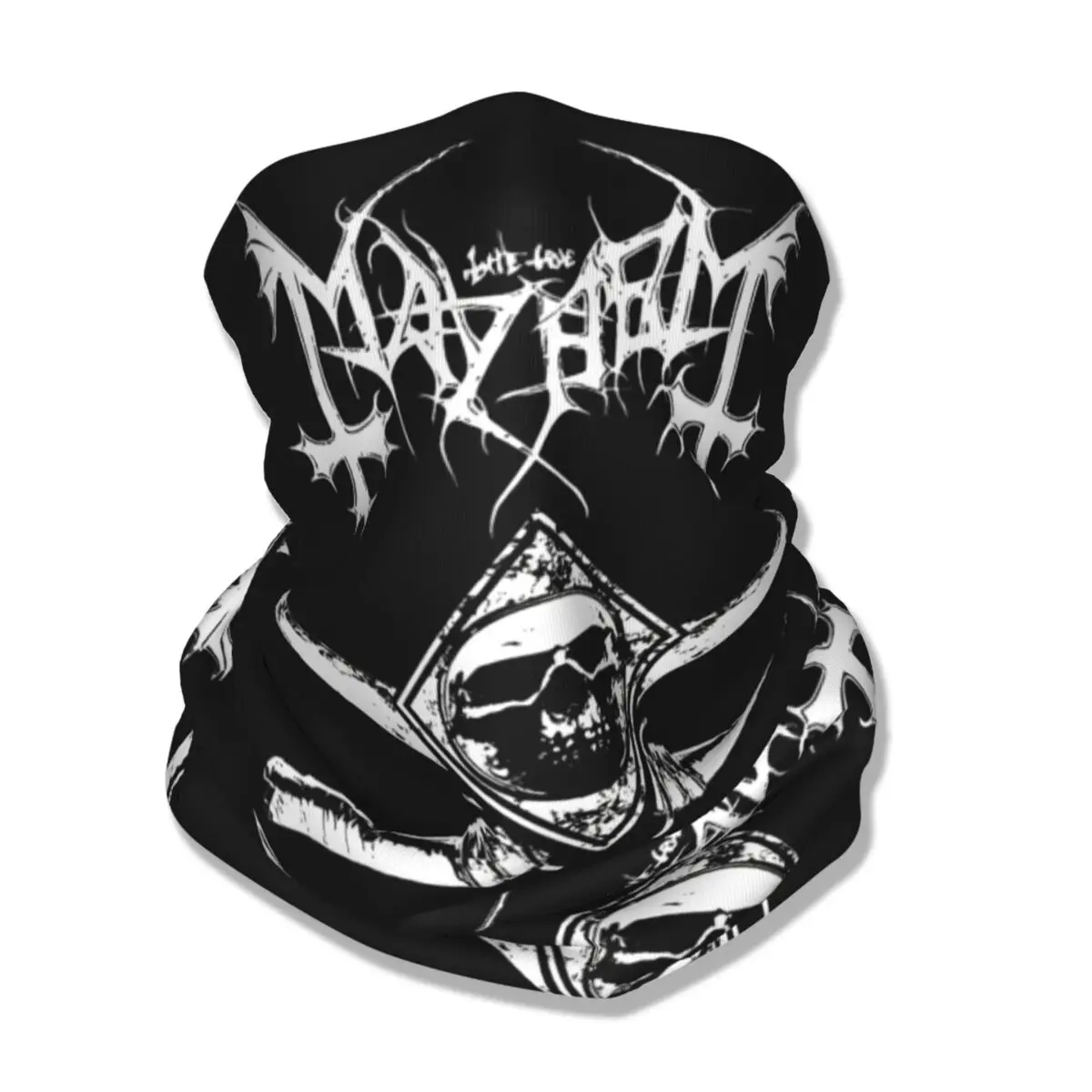 Mayhem Black Metal Bandana Neck Cover Printed Rapper Death Band Mask Scarf Warm Balaclava Running for Men Women Adult Washable
Mayhem Black Metal Bandana Neck Cover Printed Rapper Death Band Mask Scarf Warm Balaclava Running for Men Women Adult Washable