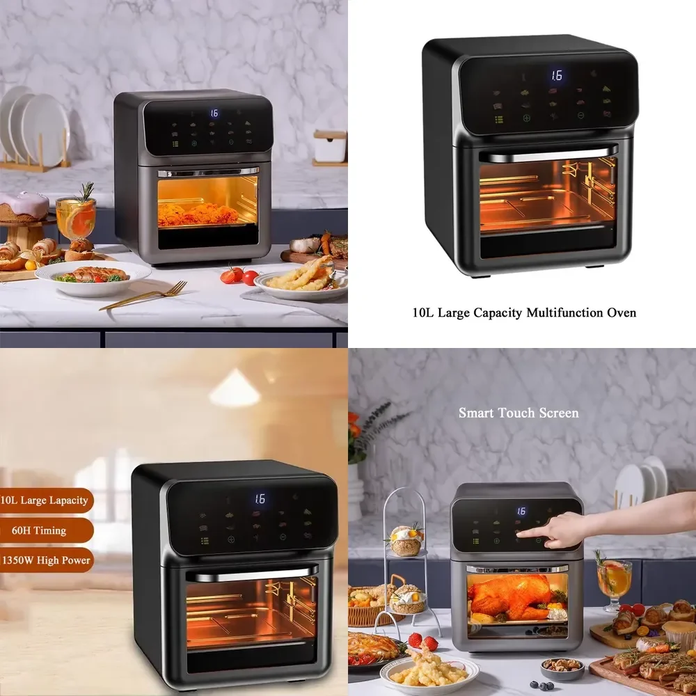 10L Large Capacity Fully Automatic Visual Intelligent Household Electric Air Fryer Multi-Function Multi-Layer Oven
10L Large Capacity Fully Automatic Visual Intelligent Household Electric Air Fryer Multi-Function Multi-Layer Oven