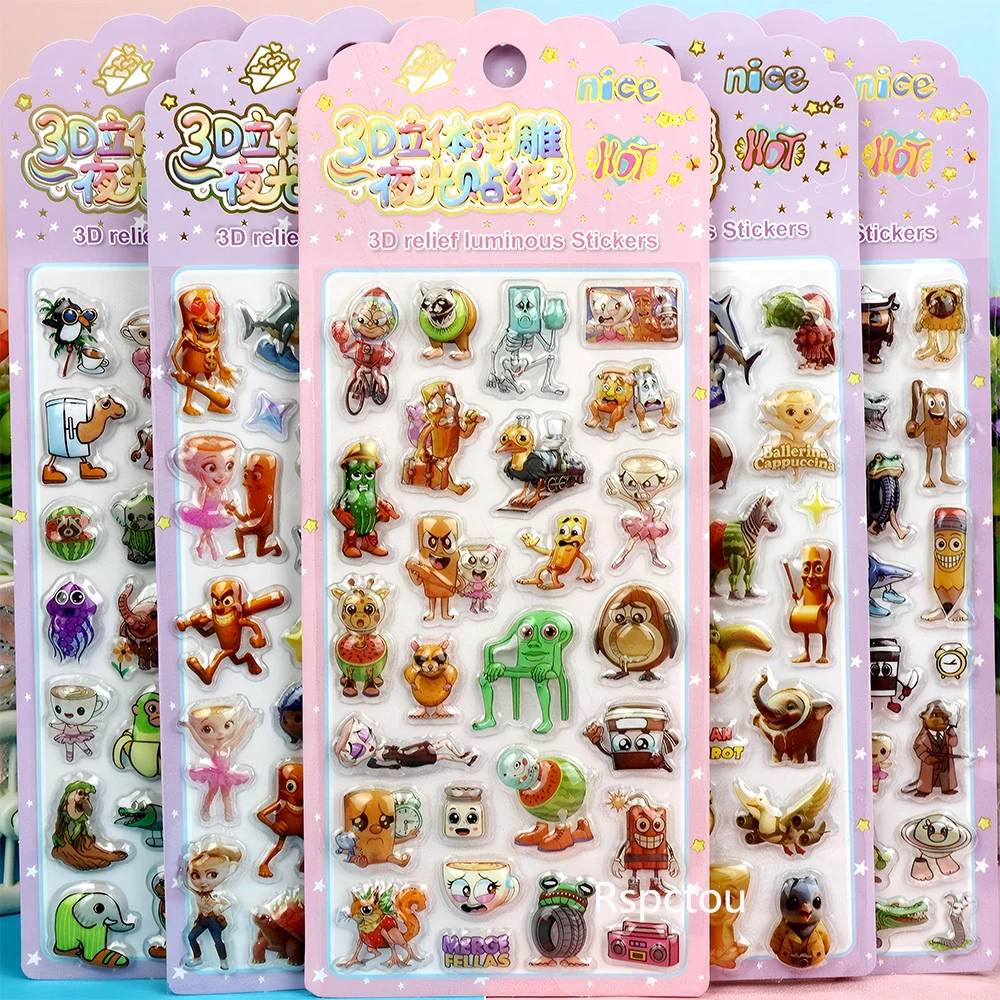 5pcs Cartoon Tung Tung Tung Sahur 3D Puffy Stickers Funny Creative Abstract Animal Bubble Sticker Laptop Guitar Phone Decals Toy
5pcs Cartoon Tung Tung Tung Sahur 3D Puffy Stickers Funny Creative Abstract Animal Bubble Sticker Laptop Guitar Phone Decals Toy