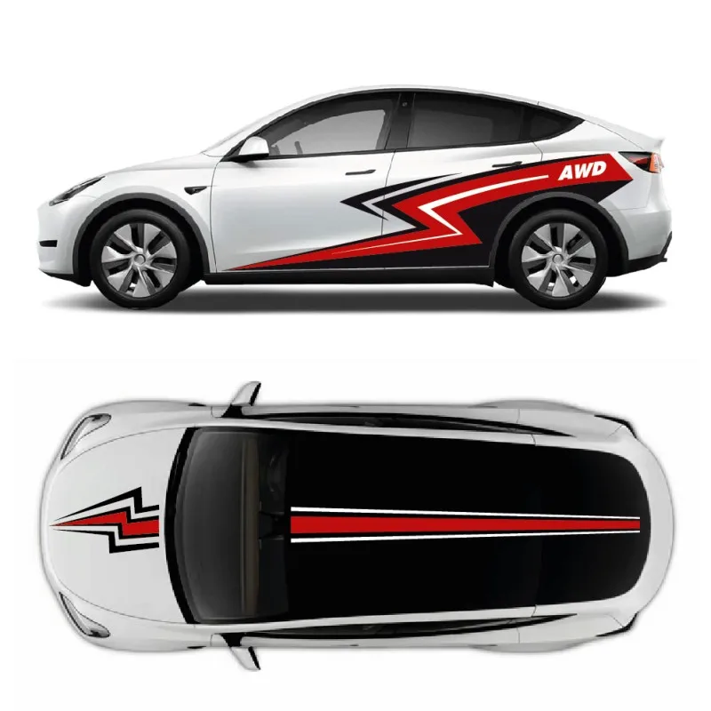 Car Vinyl Stickers For Tesla Model Y body Appearance modification customized Fashion Sports decals
Car Vinyl Stickers For Tesla Model Y body Appearance modification customized Fashion Sports decals