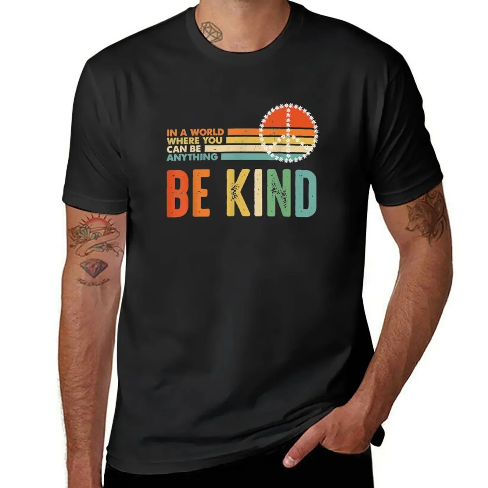 Daisy Peace Be Kind In A World Where You Can Be Anything T-Shirt quick drying vintage sublime plain black t shirts men
Daisy Peace Be Kind In A World Where You Can Be Anything T-Shirt quick drying vintage sublime plain black t shirts men