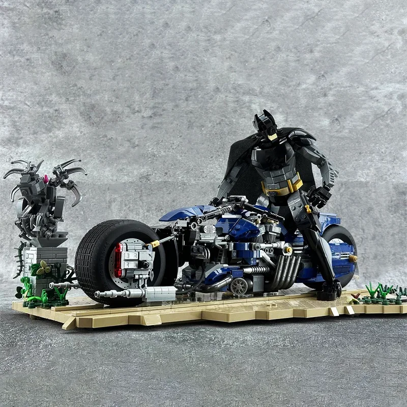 2100pcs Superhero Movie Model White Knight Batcycle Supercar Figure Exhibit Moc Building Blocks Sets Bricks Kids Toys Gifts
2100pcs Superhero Movie Model White Knight Batcycle Supercar Figure Exhibit Moc Building Blocks Sets Bricks Kids Toys Gifts