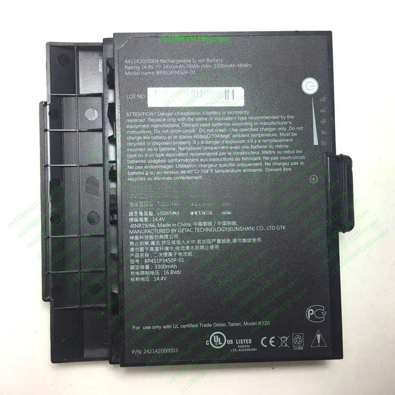 НОВЫЙ аккумулятор BP4S1P3450P-01 3300 мАч для Getac 441142000004 242142000003Clippers
НОВЫЙ аккумулятор BP4S1P3450P-01 3300 мАч для Getac 441142000004 242142000003Clippers