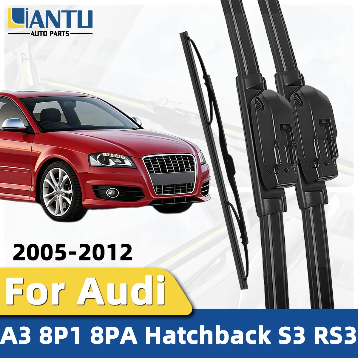 1/3PCS Front And Rear Wiper Kit For Audi A3 8P1 8PA Hatchback S3 RS3 2005-2012 Windshield Wiper Silent Wiper Car Accessories
1/3PCS Front And Rear Wiper Kit For Audi A3 8P1 8PA Hatchback S3 RS3 2005-2012 Windshield Wiper Silent Wiper Car Accessories
