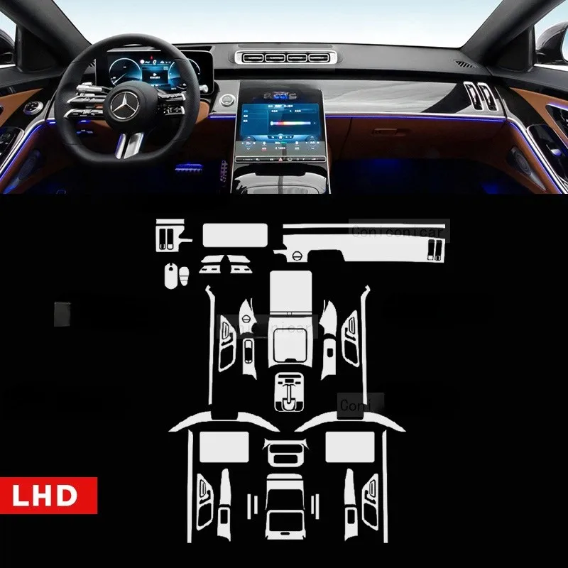For Mercedes Benz S Class 2021-2023 Gearbox Panel Dashboard Navigation Automotive Interior Protective Film Anti-Scratch
For Mercedes Benz S Class 2021-2023 Gearbox Panel Dashboard Navigation Automotive Interior Protective Film Anti-Scratch