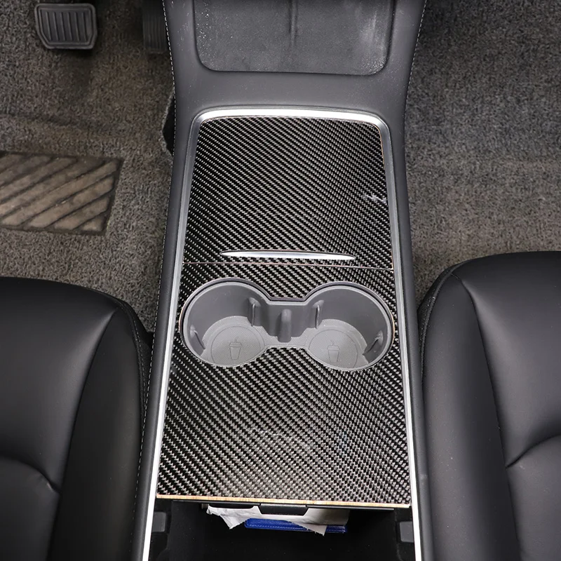 For Tesla Model 3 For Tesla Model Y 2017-23 carbon fiber sheet Car Center Console cup holder Cover Trim sticker Car Accessories
For Tesla Model 3 For Tesla Model Y 2017-23 carbon fiber sheet Car Center Console cup holder Cover Trim sticker Car Accessories