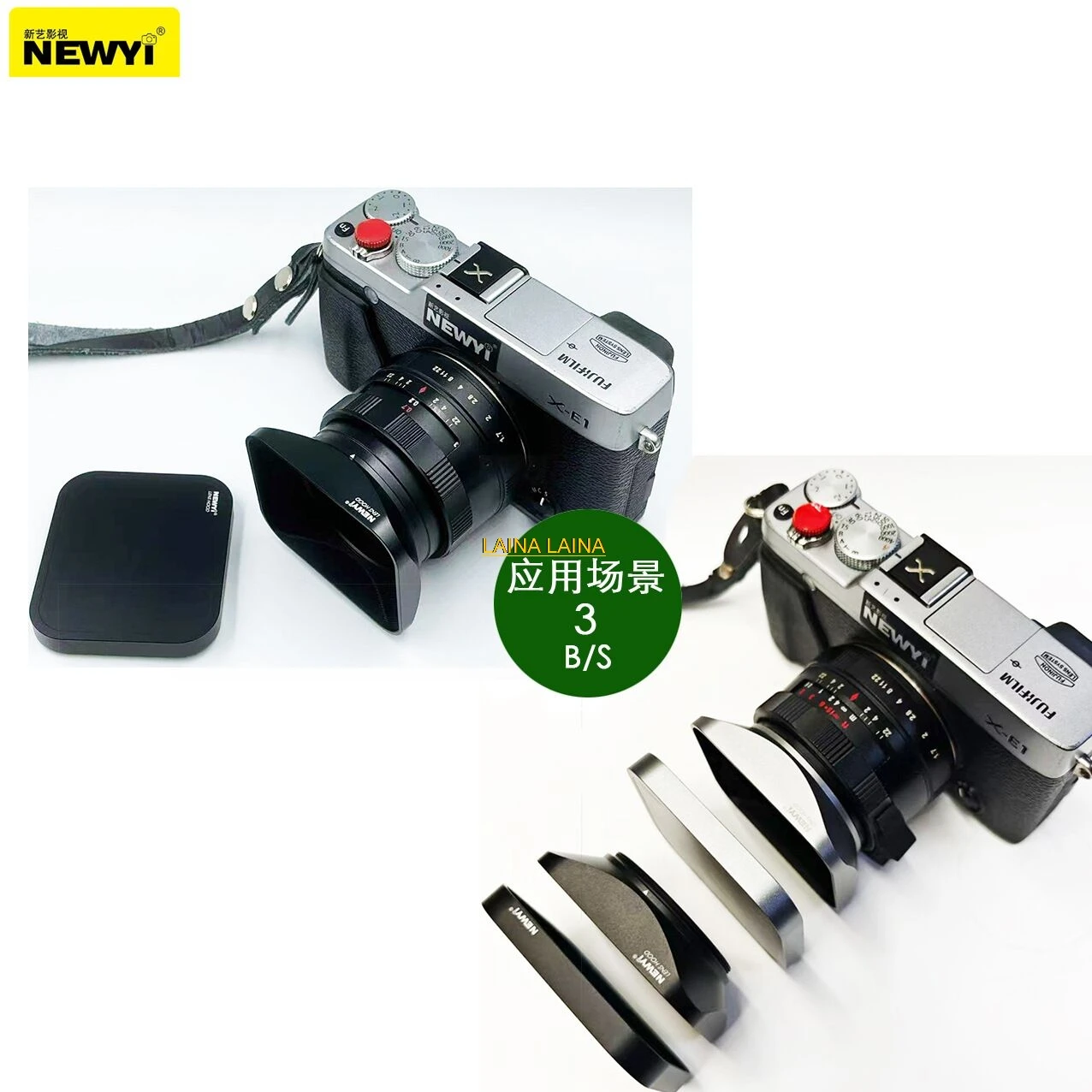 New Art II full metal square lens hood; for all lenses of the same diameter
New Art II full metal square lens hood; for all lenses of the same diameter