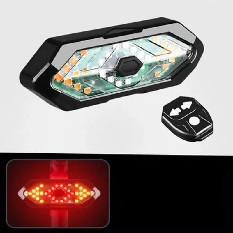 Bicycle Turn Signal Rear Light Remote Bike Lights USB Rechargeable LED Bicycle Lamp Bike Wireless Safety Warning Tail Light Good
Bicycle Turn Signal Rear Light Remote Bike Lights USB Rechargeable LED Bicycle Lamp Bike Wireless Safety Warning Tail Light Good