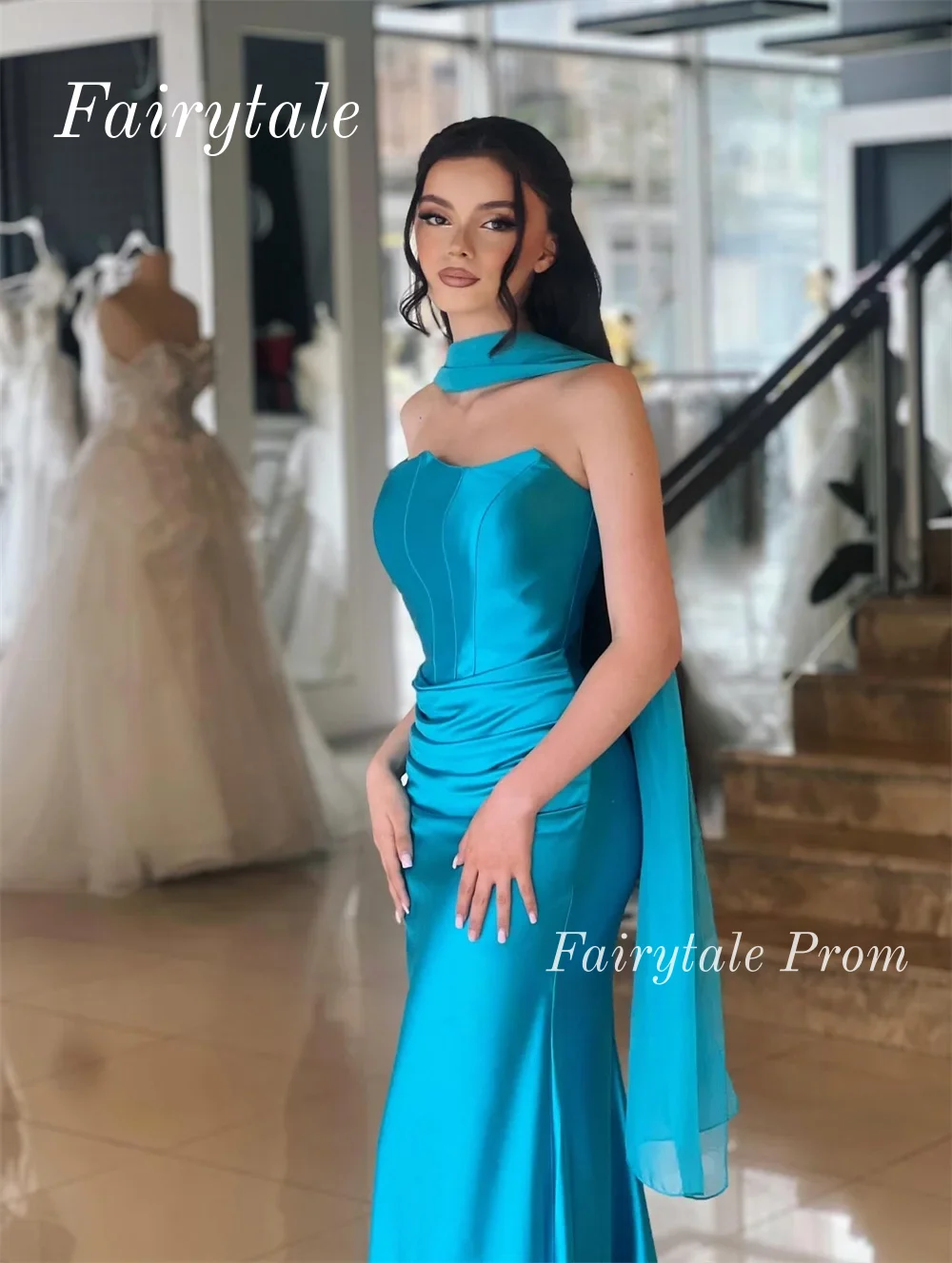 Blue Sheath Evening Dresses Sexy Modest Prom Dresses Off Shoulder Dubai Birthday Dress فساتين سهرات Customized
Blue Sheath Evening Dresses Sexy Modest Prom Dresses Off Shoulder Dubai Birthday Dress فساتين سهرات Customized