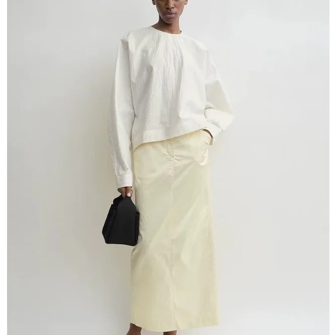 Withered Lightweight And Crisp Texture Bat Sleeve Round Neck Top Woman Clothes Shirts & Blouses Women's Clothes Shirts Tops
Withered Lightweight And Crisp Texture Bat Sleeve Round Neck Top Woman Clothes Shirts & Blouses Women's Clothes Shirts Tops