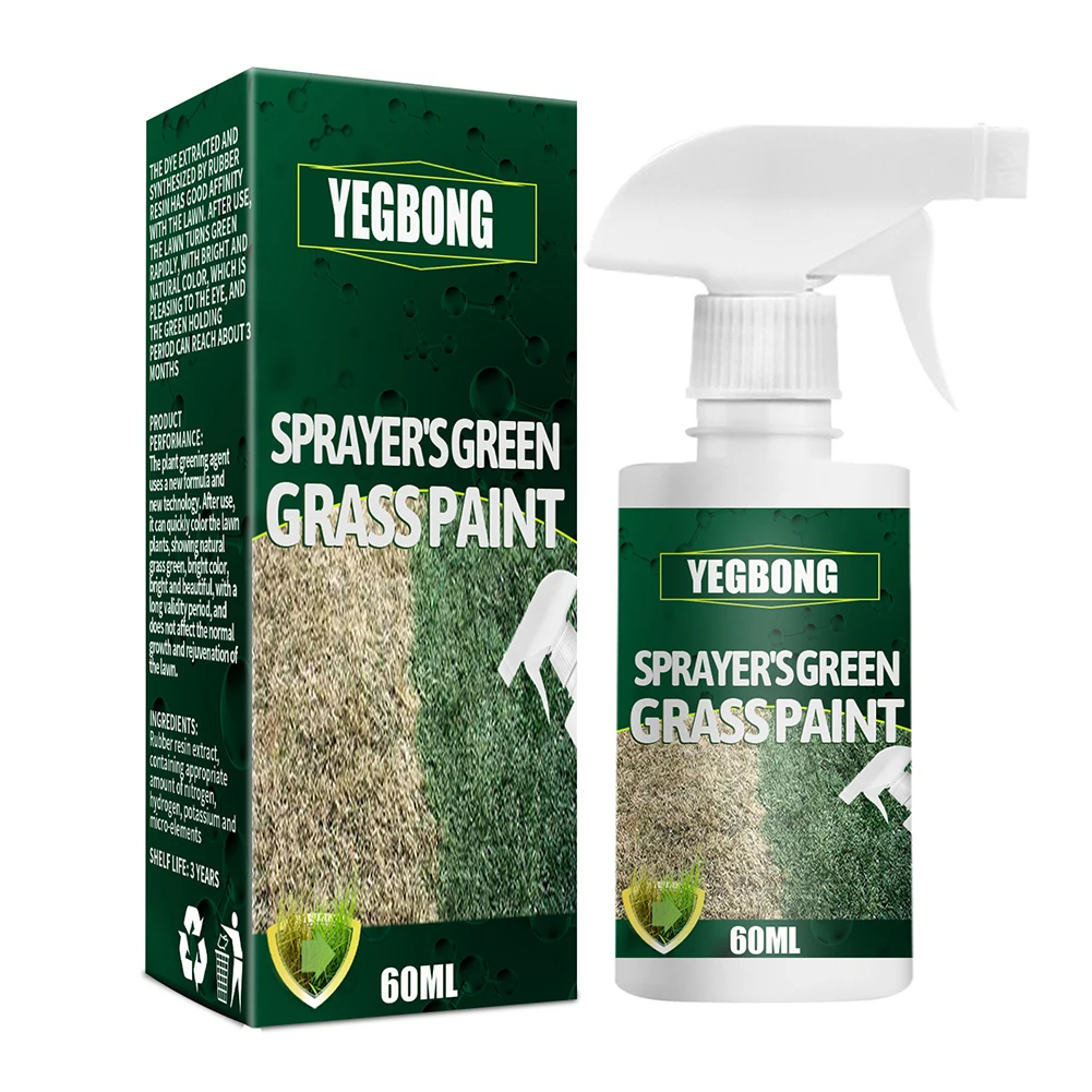 Green Grass Spray Household System Liquid Lawn Paint Repair Green Lawn Grass Greening Agent Garden Lawn Liquid
Green Grass Spray Household System Liquid Lawn Paint Repair Green Lawn Grass Greening Agent Garden Lawn Liquid