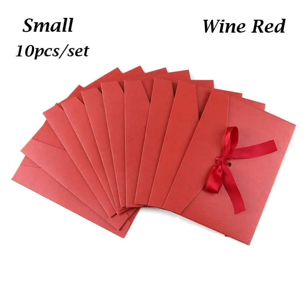 10 Pcs/ Set Stationery Creative Multicolor Bow Greeting Card Bags Ribbon Mailer Envelope Pearlescent Paper Envelop
10 Pcs/ Set Stationery Creative Multicolor Bow Greeting Card Bags Ribbon Mailer Envelope Pearlescent Paper Envelop