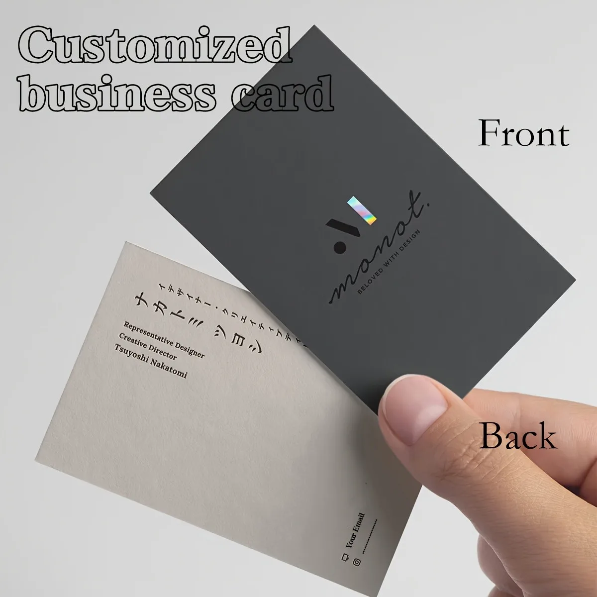 Personalized Custom Business Cards 9*5.4cm Right Angle 300g Double Sided Free Design Logo Text For Office
Personalized Custom Business Cards 9*5.4cm Right Angle 300g Double Sided Free Design Logo Text For Office