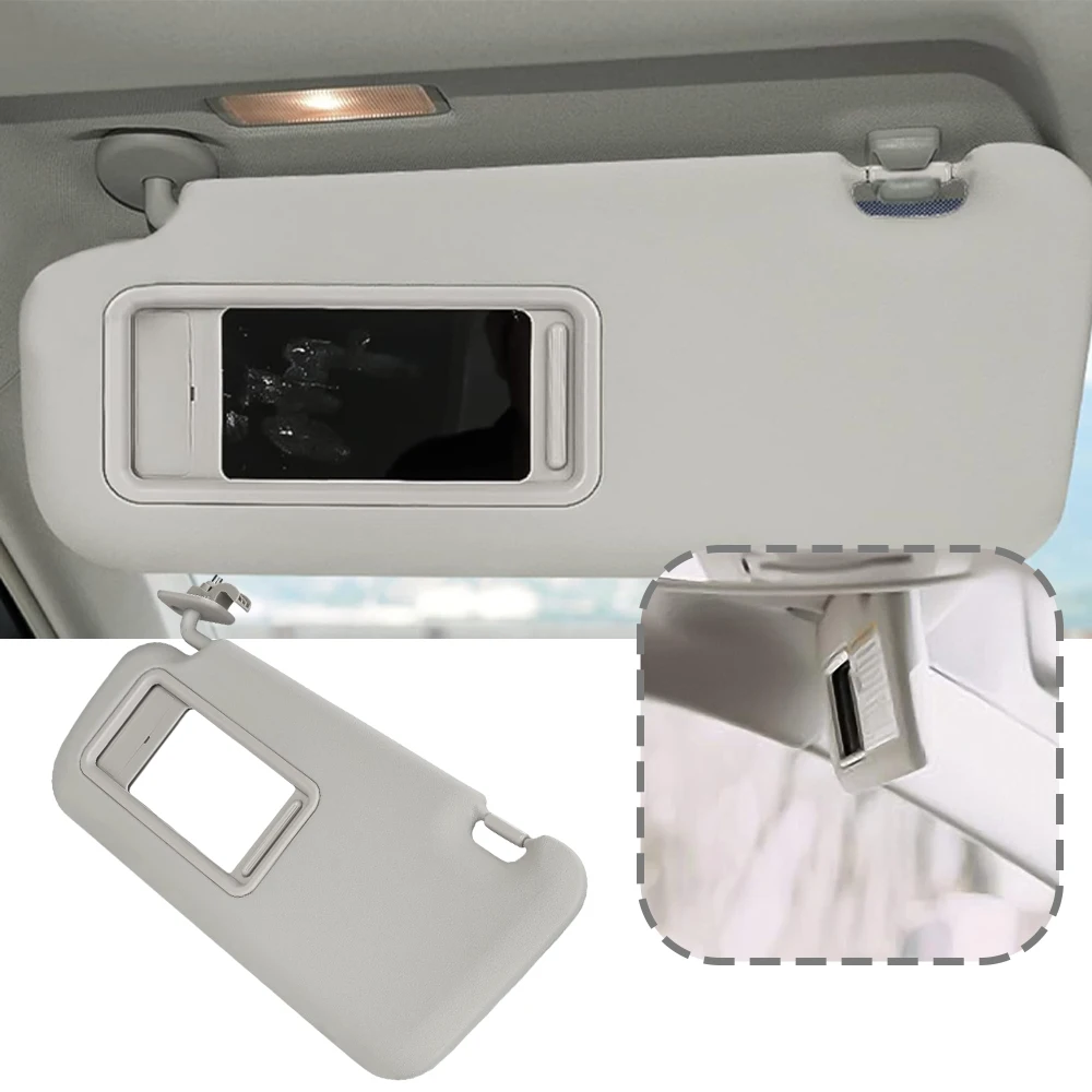 Car Sun Visor with Mirror Sunshield Left Driver/Right Passenger Side for Mazda 3 2010 2011 2012 2013 BBM269320C75 BBM369270C75
Car Sun Visor with Mirror Sunshield Left Driver/Right Passenger Side for Mazda 3 2010 2011 2012 2013 BBM269320C75 BBM369270C75