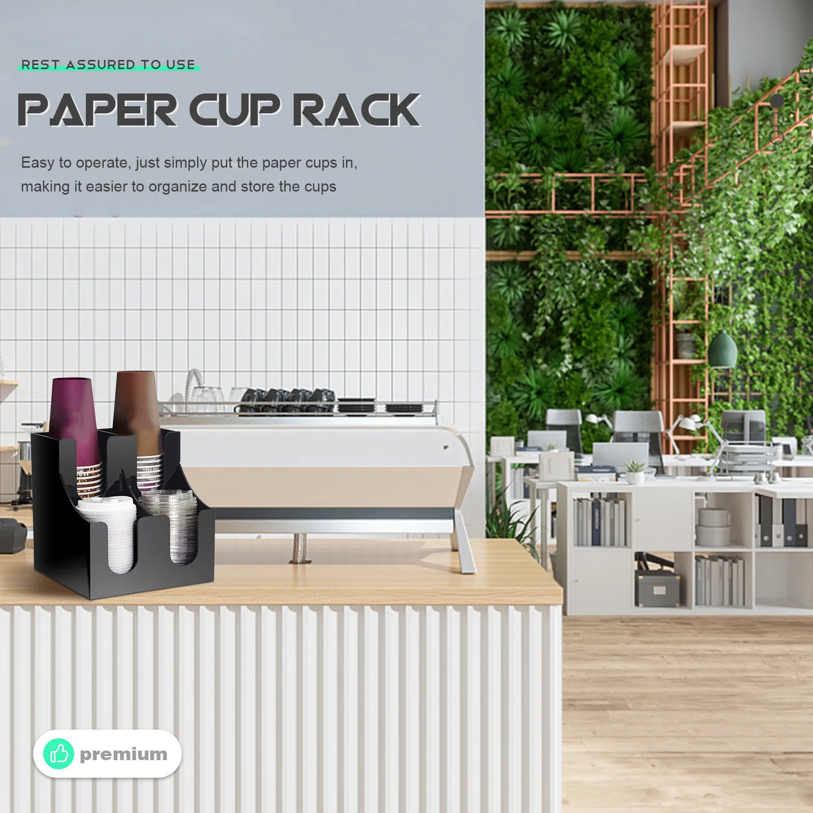 Acrylic Disposable Paper Cup Holder Organizer Rack Storage Stand for Office Desktop Milk Tea Shop Paper Cup Dispenser Holder
Acrylic Disposable Paper Cup Holder Organizer Rack Storage Stand for Office Desktop Milk Tea Shop Paper Cup Dispenser Holder