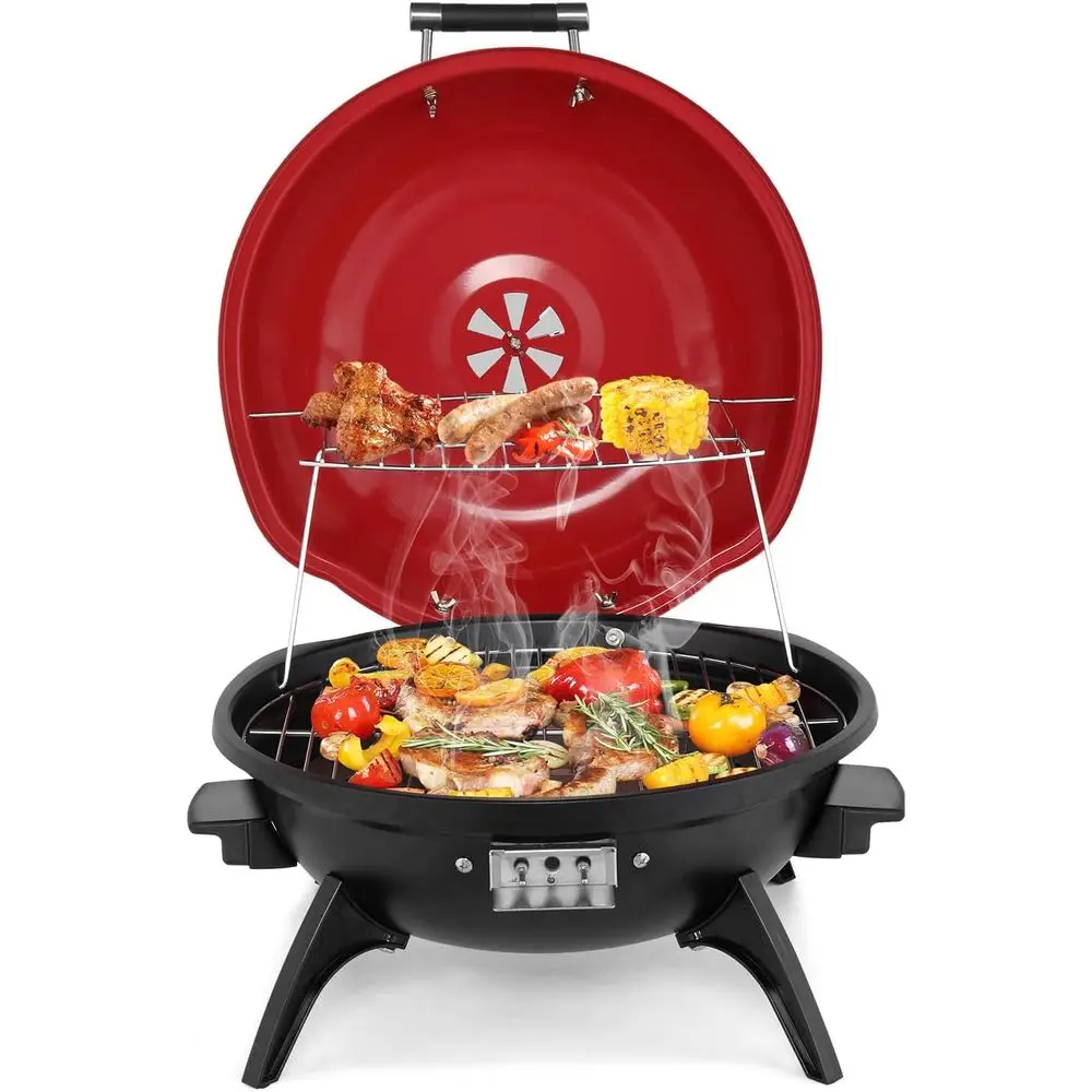 Portable 1600W Electric Tabletop Grill with Temperature Control, Double Layer 304 Stainless Steel, Ideal for Indoor and Outdoor
Portable 1600W Electric Tabletop Grill with Temperature Control, Double Layer 304 Stainless Steel, Ideal for Indoor and Outdoor