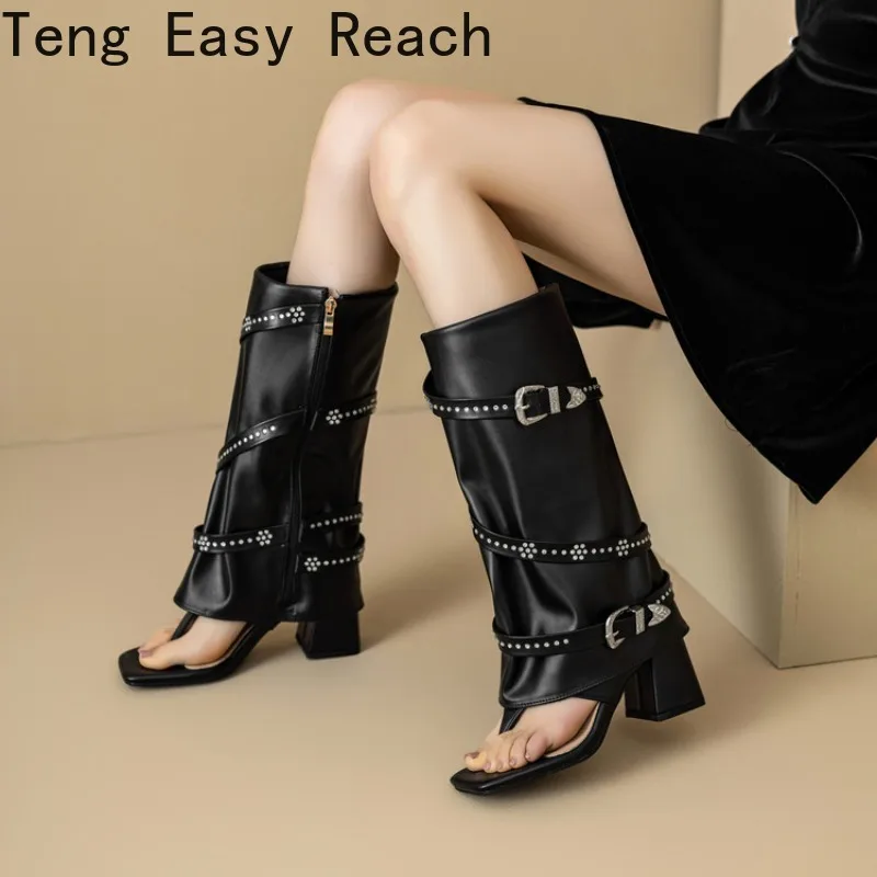 2026 Summer New Roman Style Fashion High Heels Women's Sandals Belt Buckle Decoration Size 34-48
2026 Summer New Roman Style Fashion High Heels Women's Sandals Belt Buckle Decoration Size 34-48