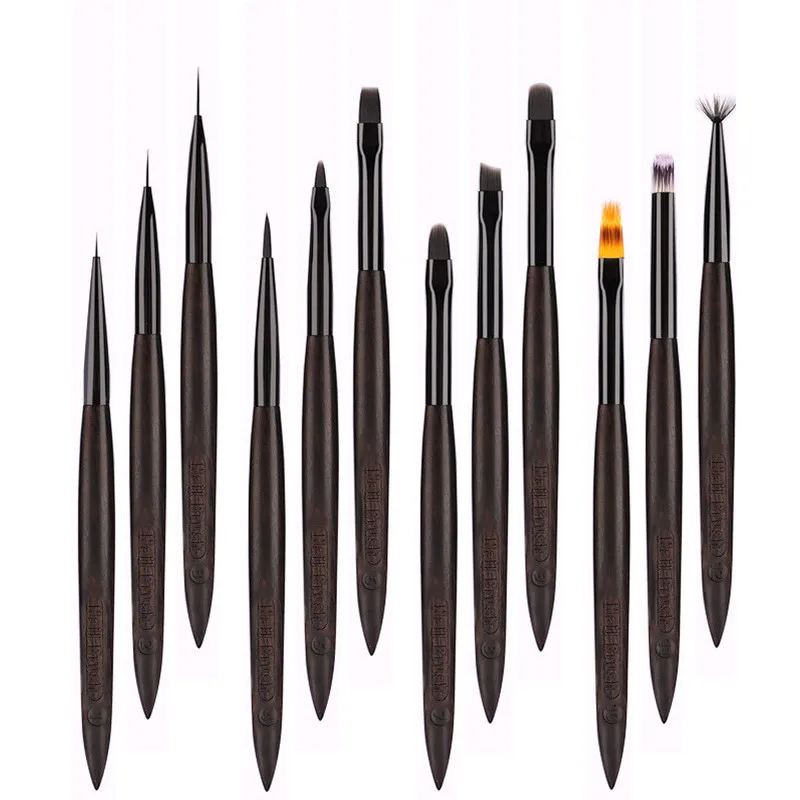 1/12PCS Nail Drawing Brushes For Manicure Lines Painting Gradient UV GEL Extension Builder Drawing Pen Sandalwood
1/12PCS Nail Drawing Brushes For Manicure Lines Painting Gradient UV GEL Extension Builder Drawing Pen Sandalwood