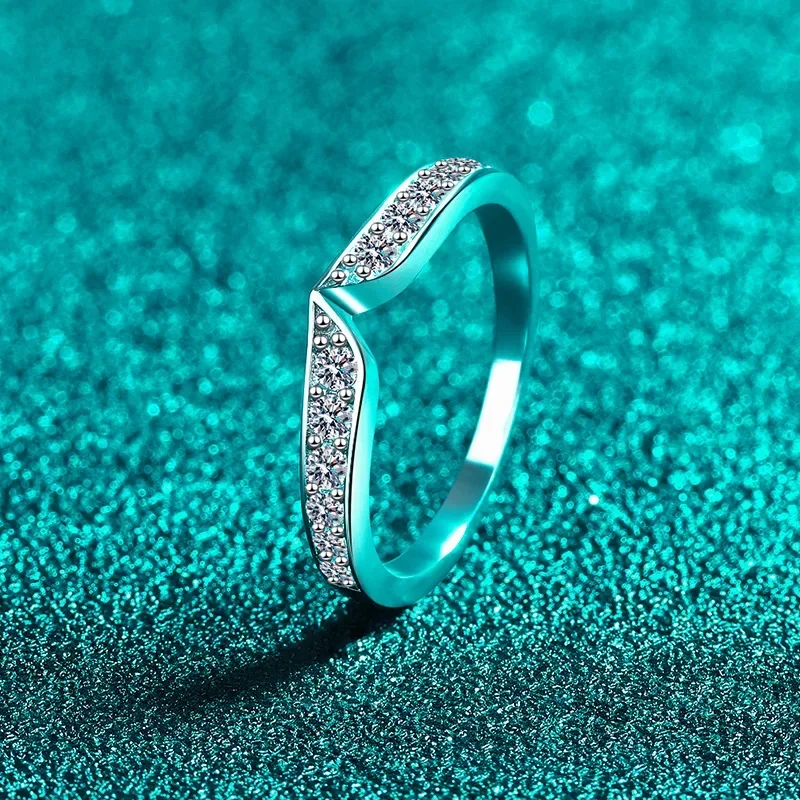 Platinum PT950 Moissanite Ring Row Pair Tail Ring Mermaid Lone Star Premium Sense Gift
Platinum PT950 Moissanite Ring Row Pair Tail Ring Mermaid Lone Star Premium Sense Gift