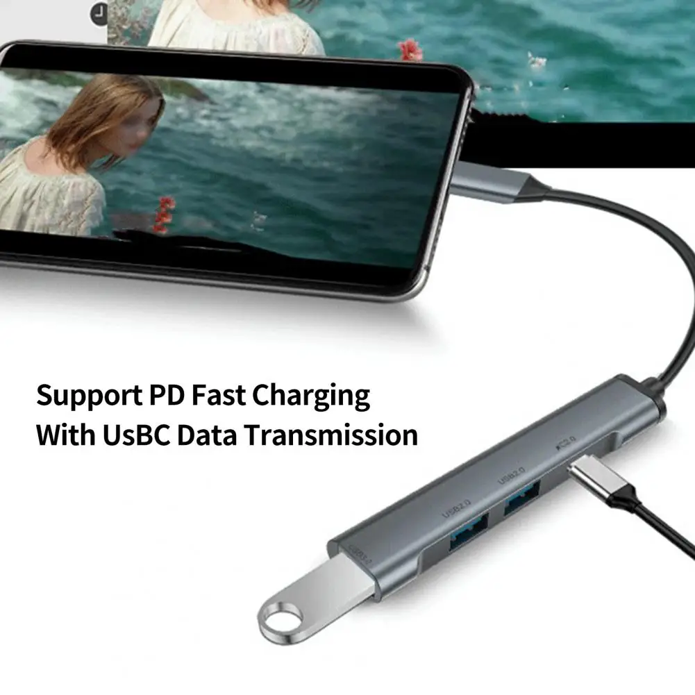 Type-C Docking Station Durable 4-in-1 Mini Design USB 2.0 3.0 4 Port Docking Station Charging Adapter Computer Accessories
Type-C Docking Station Durable 4-in-1 Mini Design USB 2.0 3.0 4 Port Docking Station Charging Adapter Computer Accessories