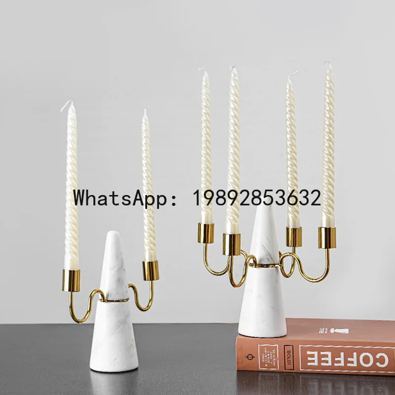 Zz light luxury modern minimalist marble candlestick - available in 2-head and 5-head options - stylish and creative hotel
Zz light luxury modern minimalist marble candlestick - available in 2-head and 5-head options - stylish and creative hotel