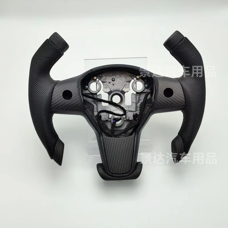 For Tesla Model 3/Y Real Carbon Fiber Heated Yoke Sports Steering Wheel
For Tesla Model 3/Y Real Carbon Fiber Heated Yoke Sports Steering Wheel